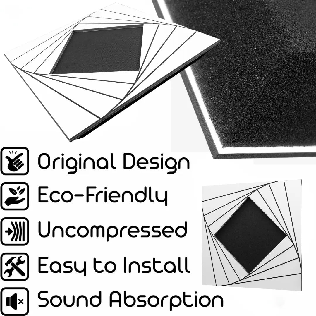 DIAMOND - Premium breedband akoestisch paneel - DECIBEL Shop - Afbeelding 3
