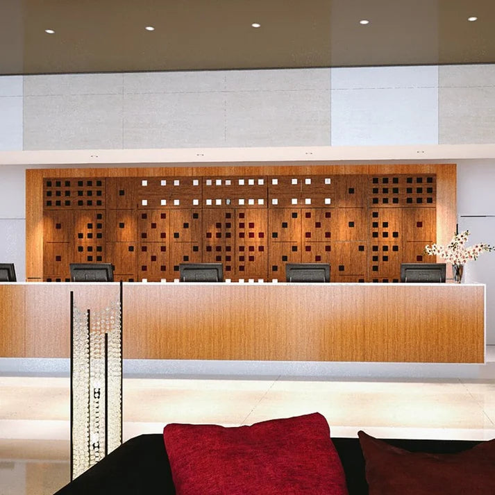 Domino DP9 akoestisch paneel met geperforeerd houttextiel - DECIBEL Shop - Afbeelding 3