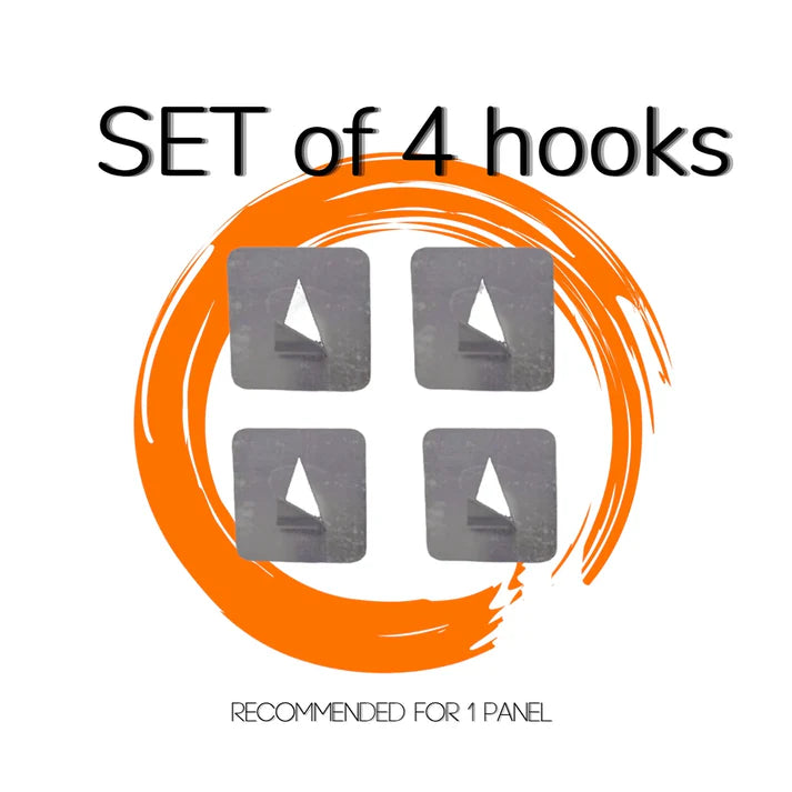 Fixie - Zelfklevende haken | 4 installatiehaken - DECIBEL Shop