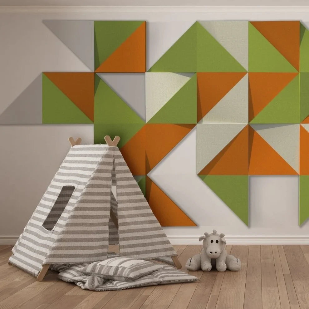 Akoestisch Driehoek Paneel | Akoestisch Textiel Paneel | DECIBEL Shop - Afbeelding 3