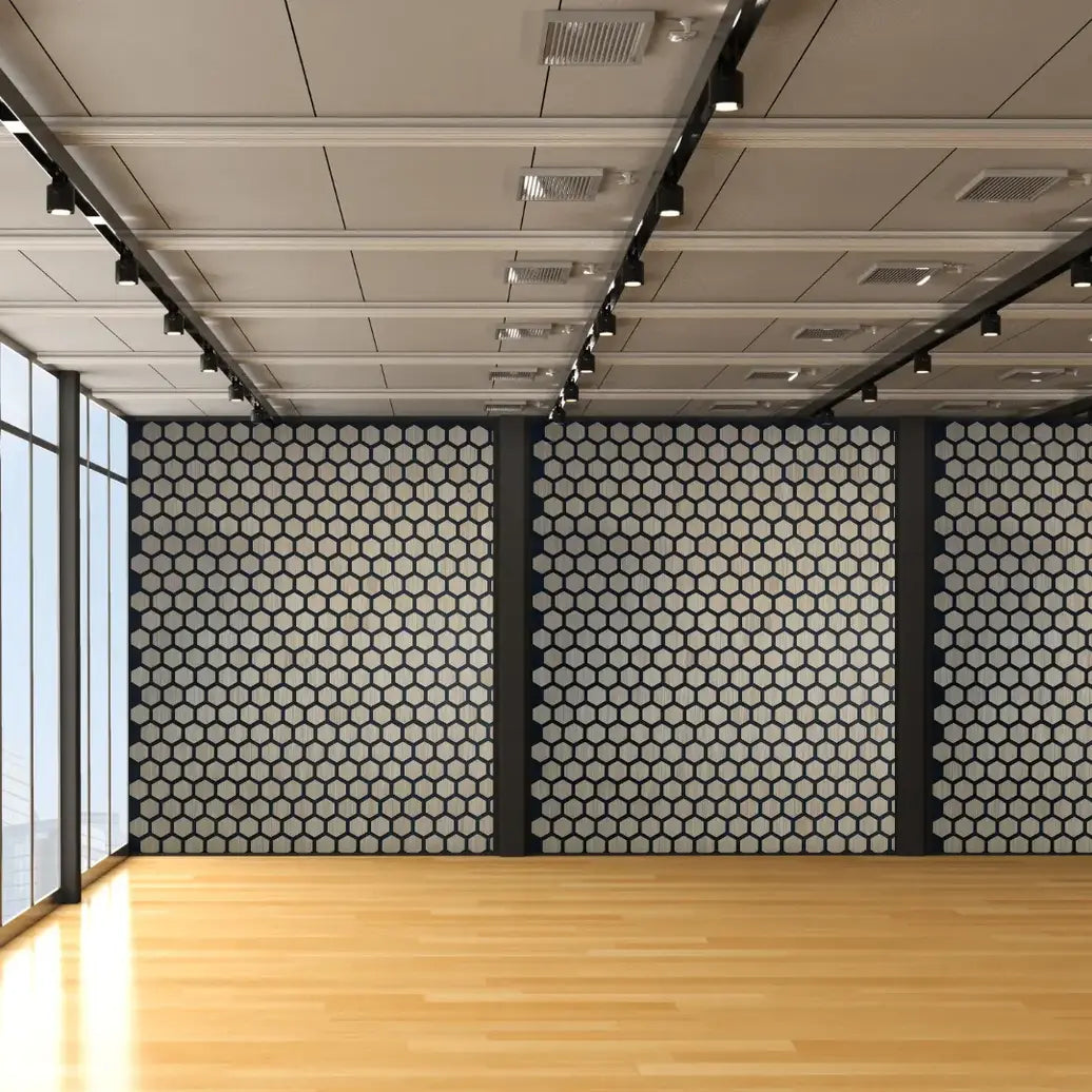 HexyBEL - Akoestisch paneel met hout MDF en PET vilt - DECIBEL shop - Afbeelding 7