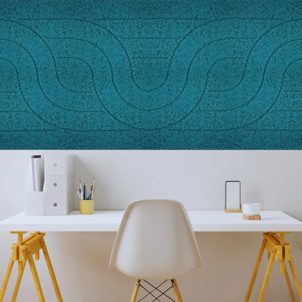 Ronde lijnen - Akoestisch paneel van houtwol - DECIBEL Shop - Afbeelding 2